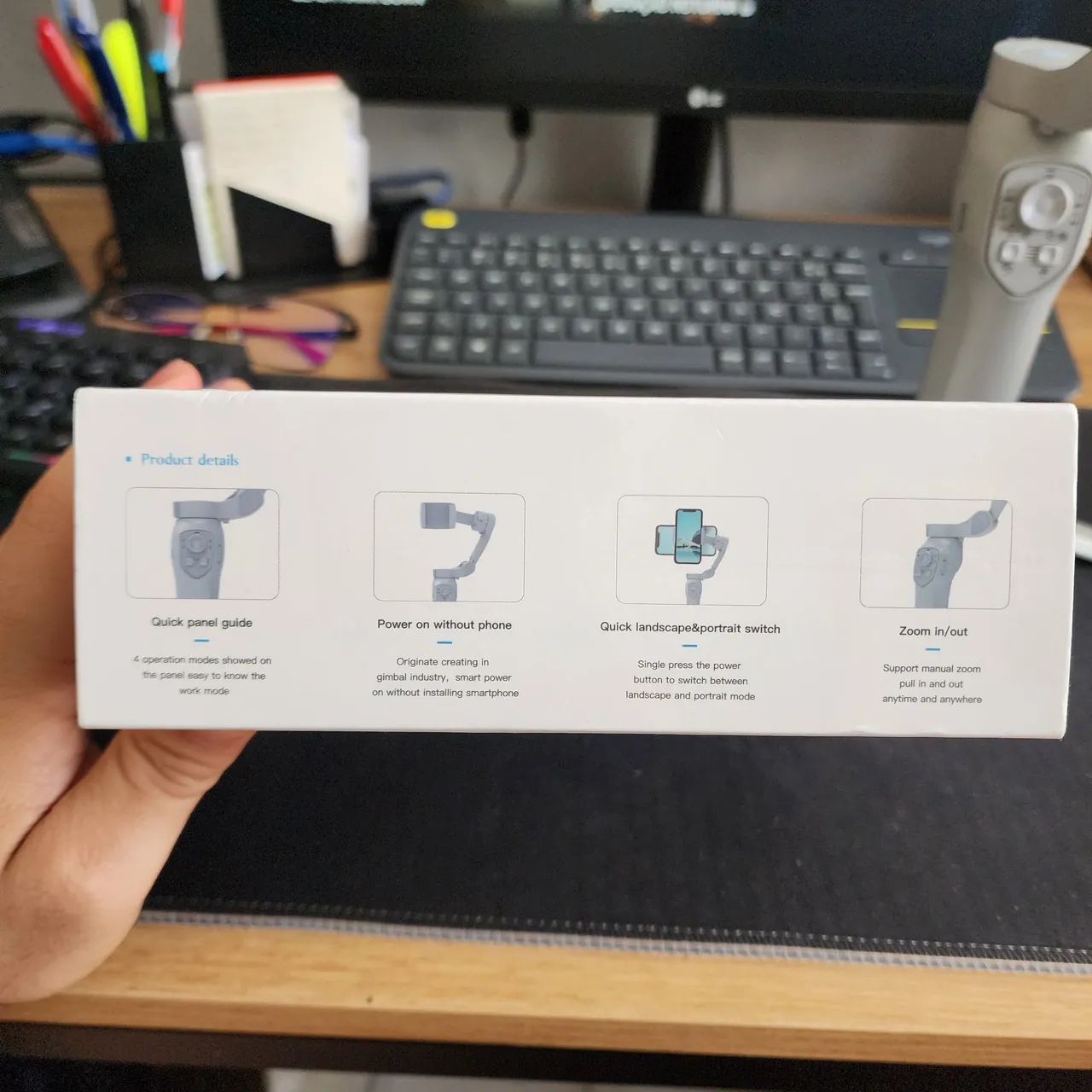 Gimbal L7Cpro 3 Eixos Dobrável para Celular - Foto 2