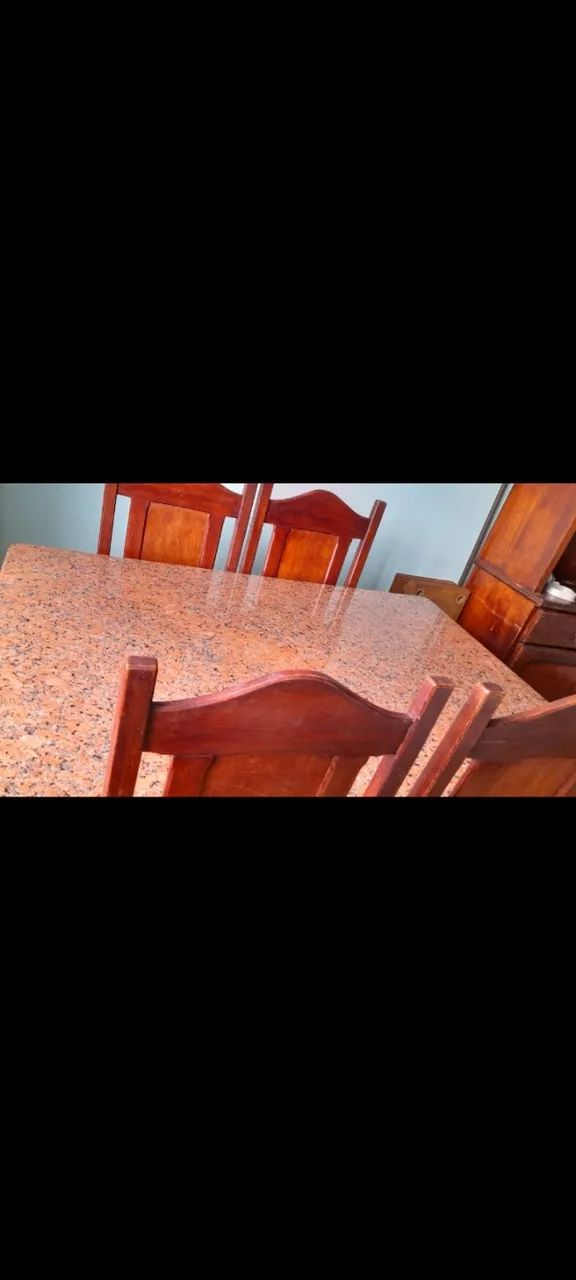 Mesa granito com 4 cadeiras64231834787330120
