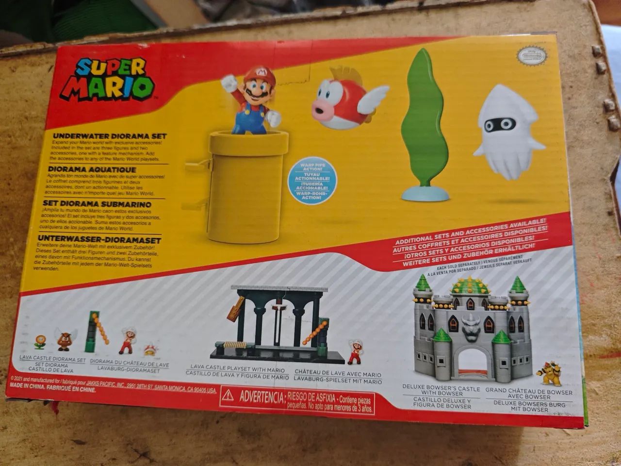 Diorama super Mario Underwater set (novo/lacrado) - Foto 4