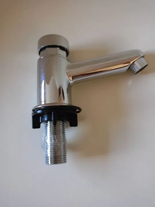 Torneira de Banheiro Cromada com temporizador  - Foto 4