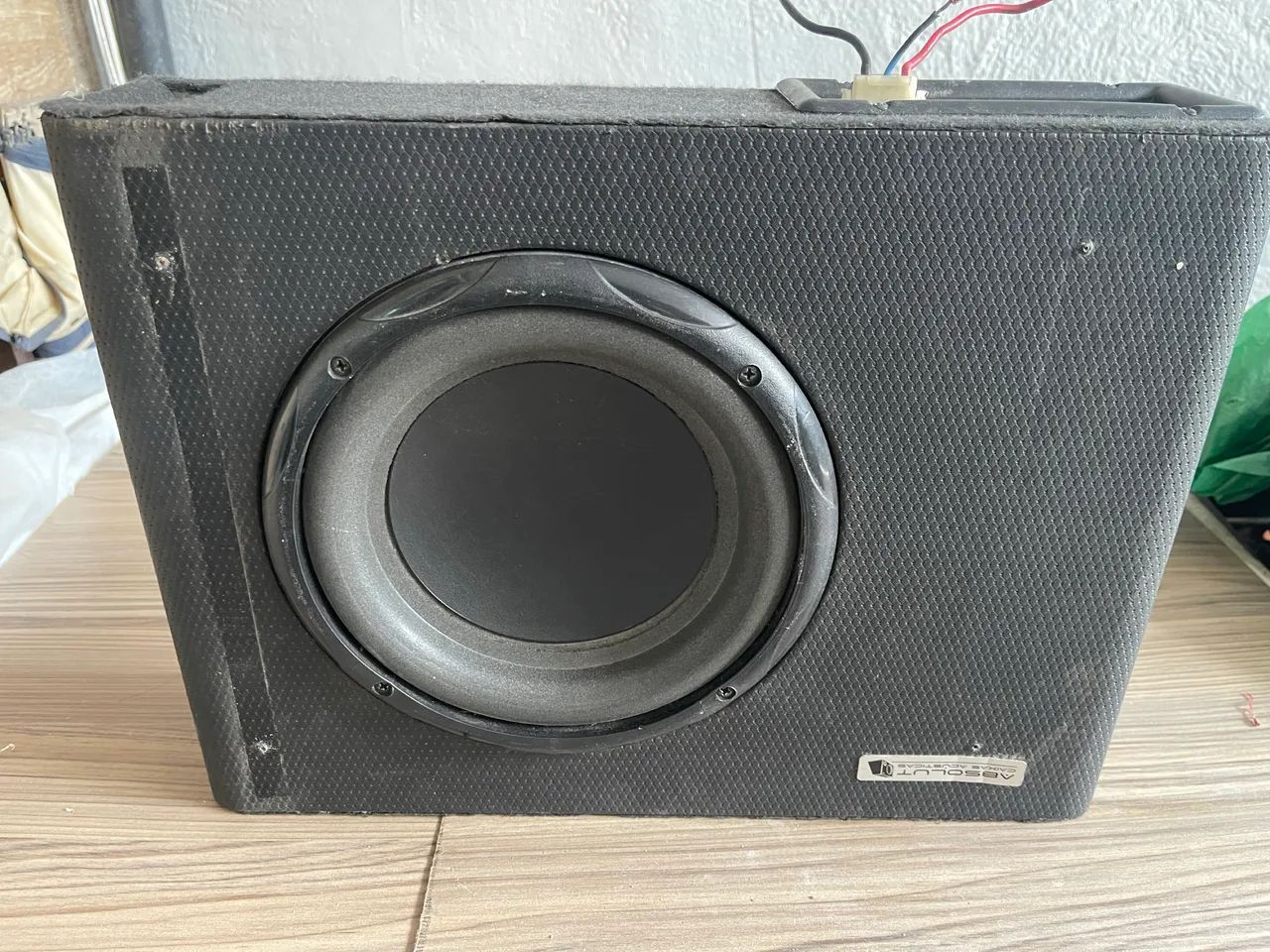 Caixa Som Amplificada Automotiva Slim Sub 8 Pol 200wrms - Peças para ...