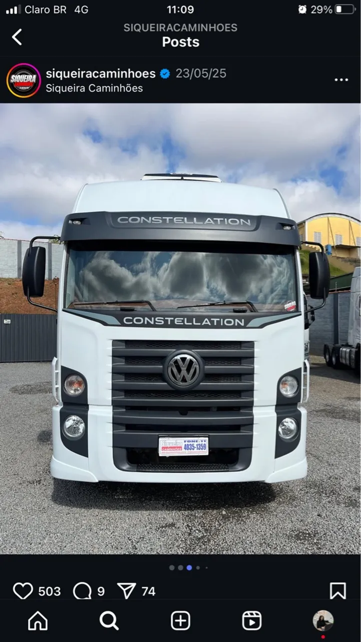 Caminhão Volkswagen Constellation - 2023