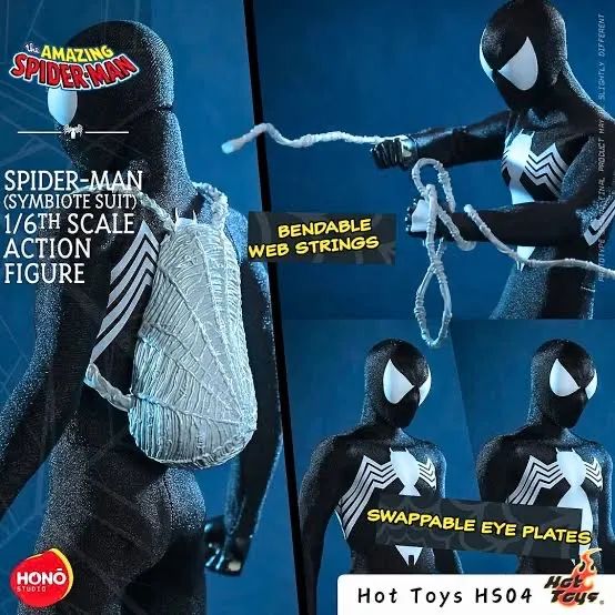 Action Figure Spider-Man Symbiote Suit 1/6th Scale - Foto 3