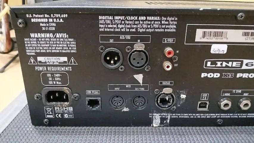 PROCESSADOR LINE 6 POD X3 PRO (RACK) - Instrumentos musicais
