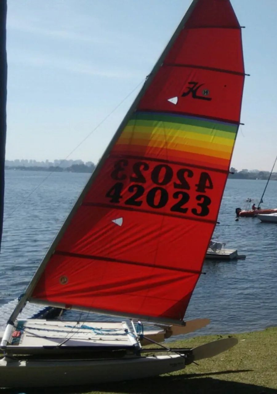 BARCO HOBIE CAT 14 - EQUIPADO PARA REGATAS - Foto 6