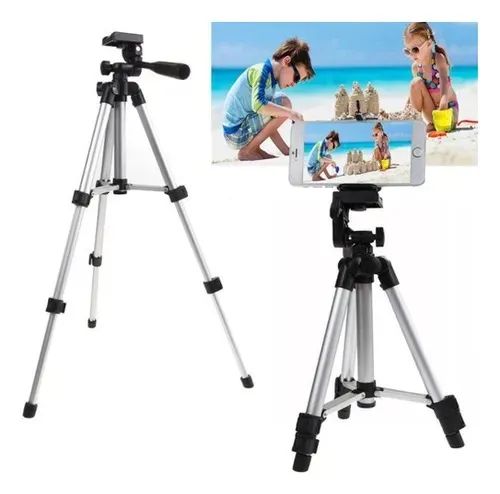 Tripé Para Celular e Câmera Universal Profissional 1,10m - Foto 2