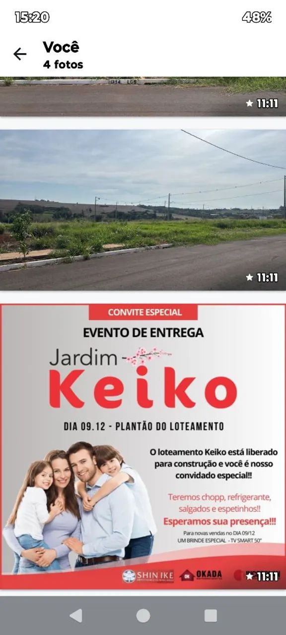 Vendo Meio Terreno Jardim Keiko 