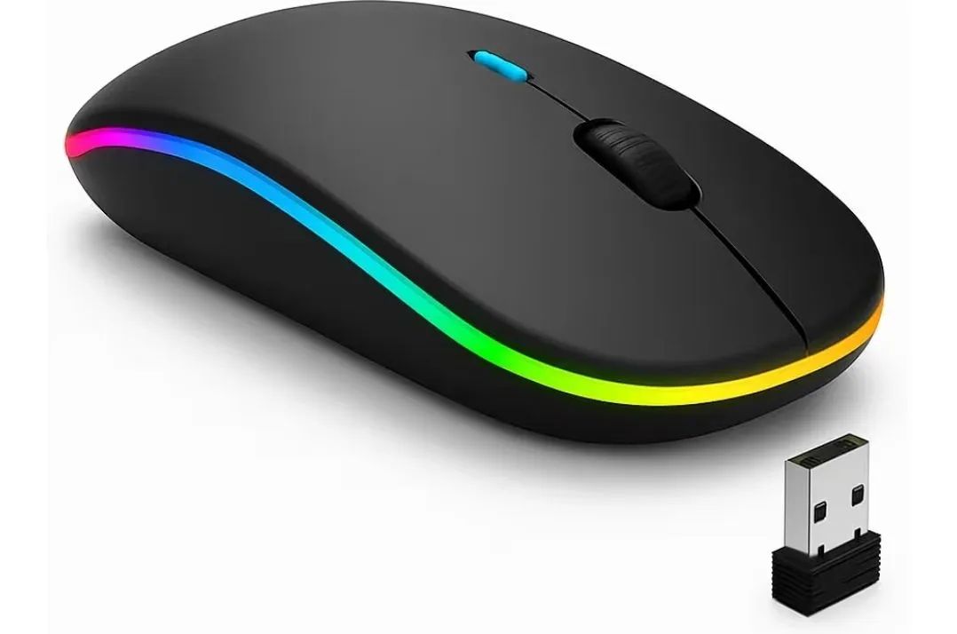 Mouse sem Fio com led não precisa de pilha - Foto 3