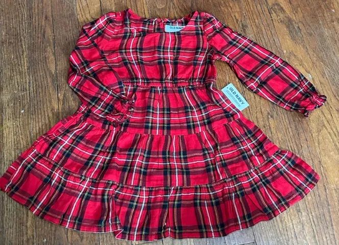Vestido xadrez Old Navy tamanho 12- 18 meses importado (Novo) - Foto 2