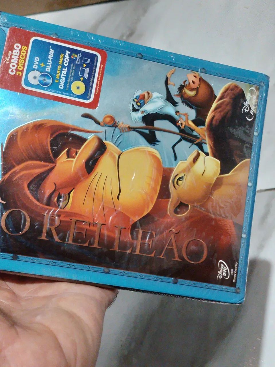 Blu Ray + dvd+digital copy do Rei Leão  lacrado - Foto 4