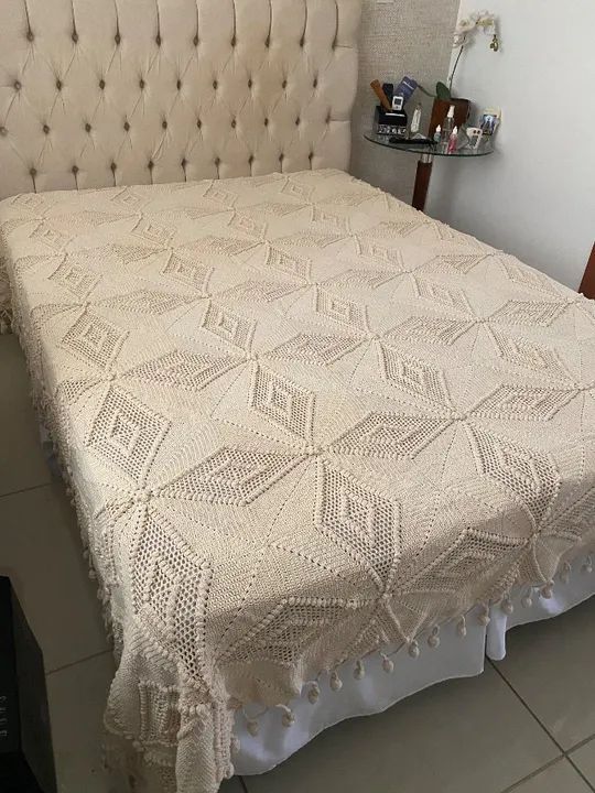 Colcha de crochê  - Foto 4