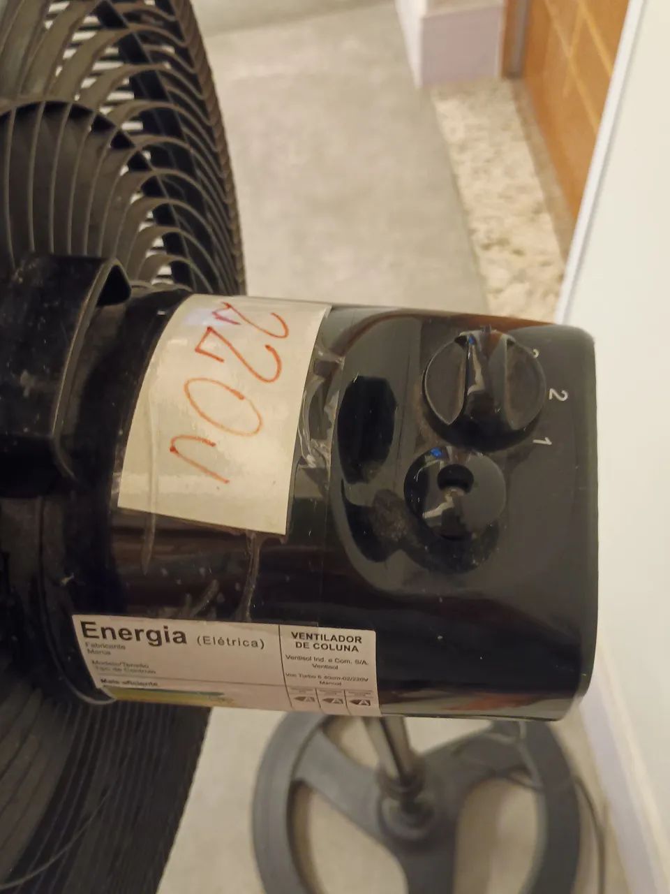 Ventilador de coluna turbo  novo ventisol-40cm-220volts - Foto 3