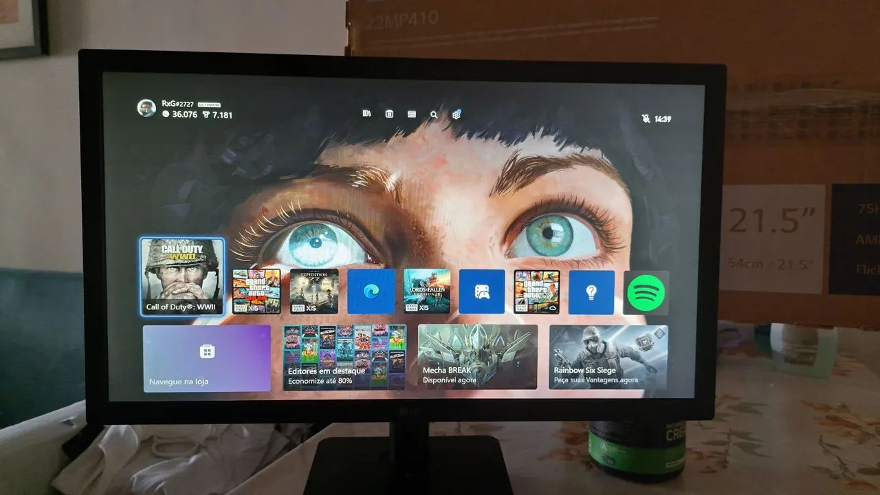 Monitor LG 21.5" 75Hz Semi-novo  - Foto 3
