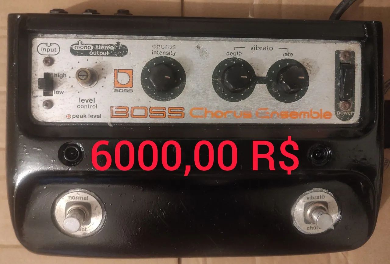 Boss Pedal Boss Chorus Ce-1 Ensemble Ce1 (ano 1982) - Instrumentos