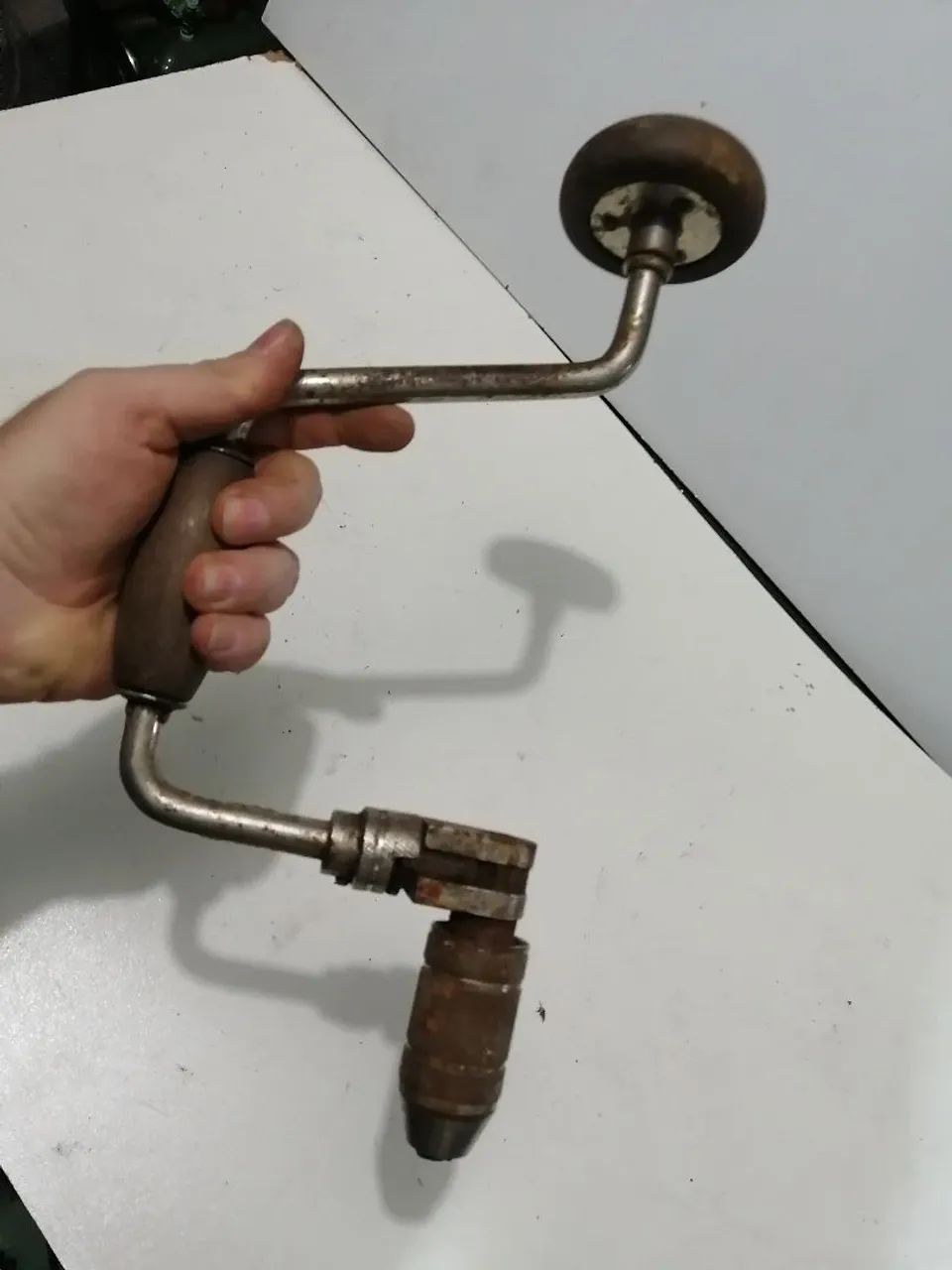Furadeira Manual Antiga, arco de pua