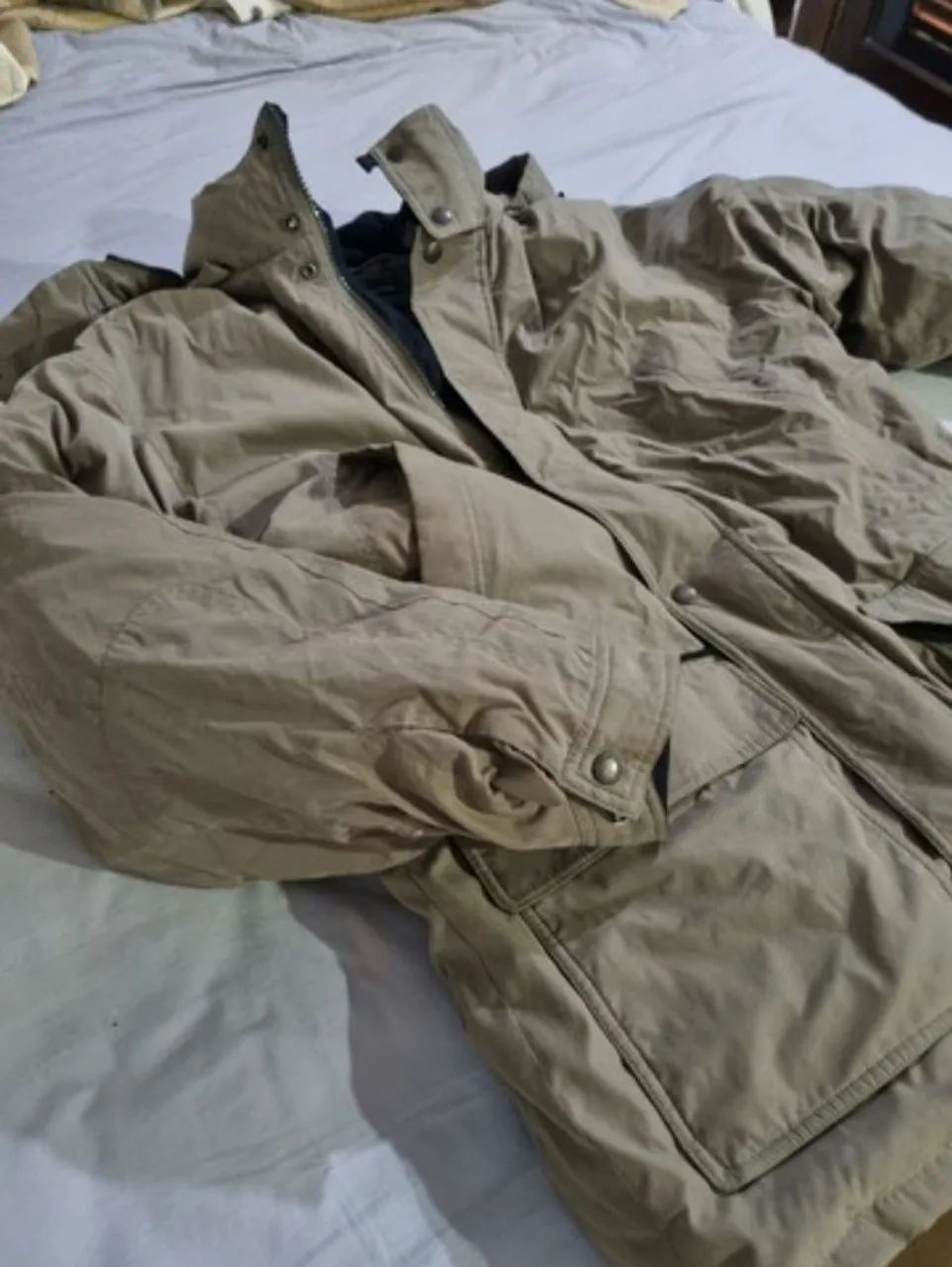 Jaqueta Parka Masculina Plus Size Acolchoada - Foto 4
