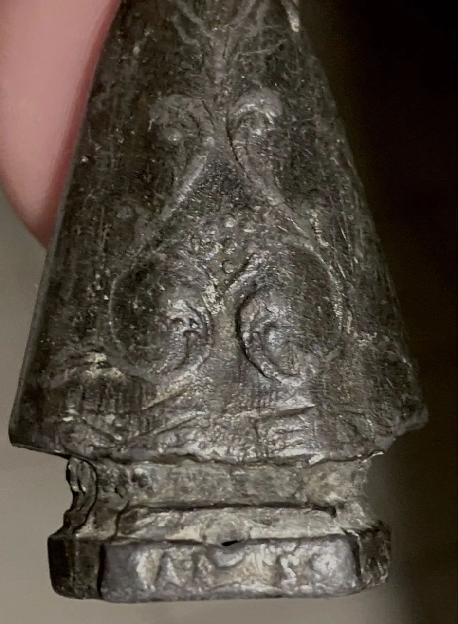 Miniatura Imagem Santinha Antiga. - Foto 4