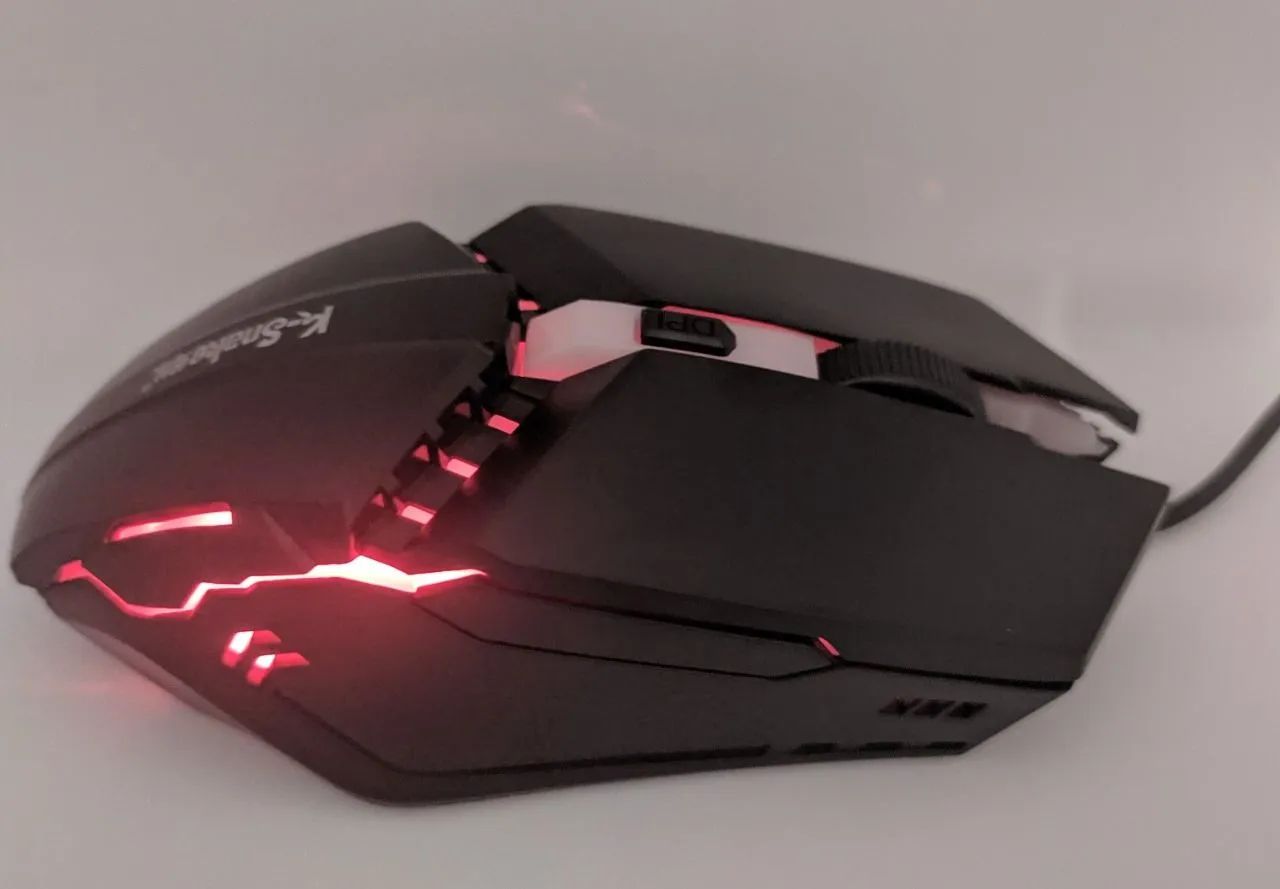 Mouse Gamer Viper M11 p/ PC ou notebook  1600Dpi  com led RGD usb