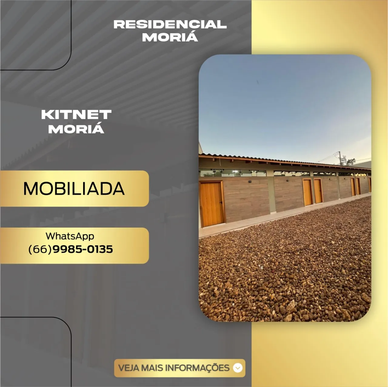 ALUGO KITNET MOBILIADA SEM FIADOR