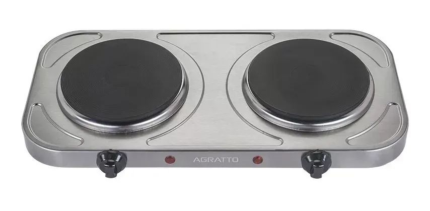 Fogão Elétrico De Mesa 2 Bocas 2000w Agratto Fm-01 127v