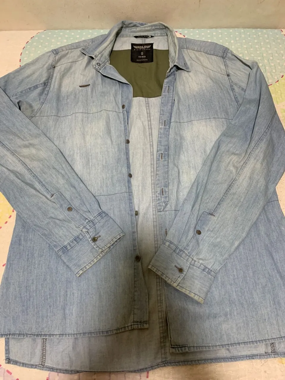 Camisa Jeans Masculina