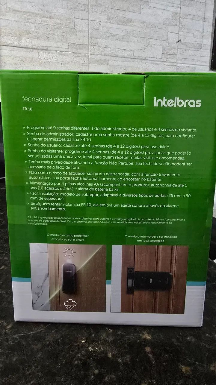 Fechadura Digital Intelbras FR 1064573572403843121