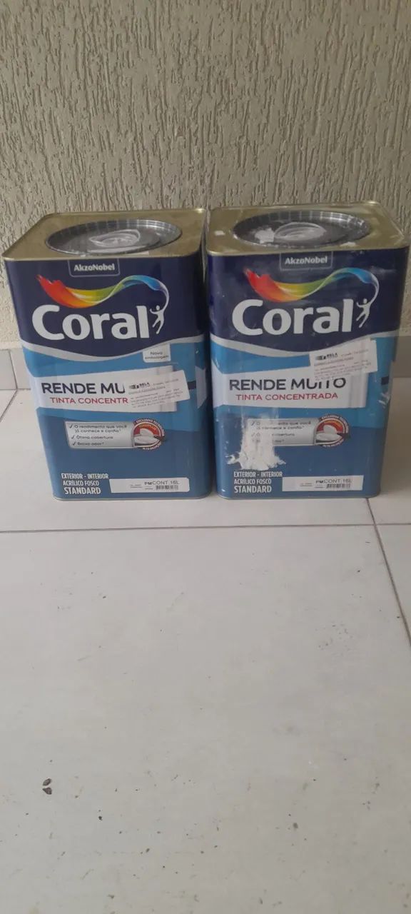 Tinta  branco  polar lata 16 litros 