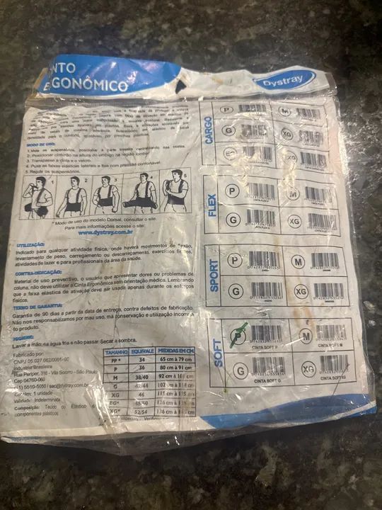 Cinto Ergonômico para Trabalho - Novo tamanho P - Foto 2