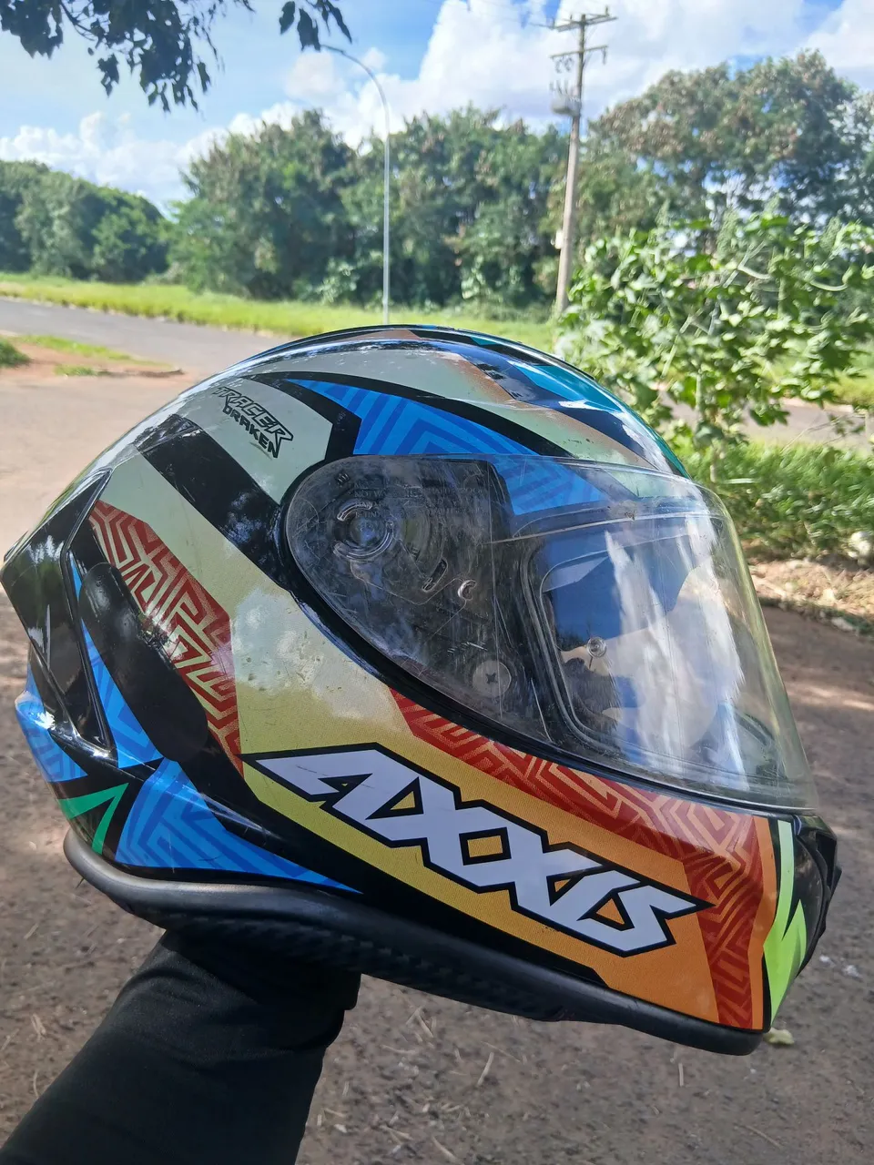 Capacete Axxis Drakken Racer