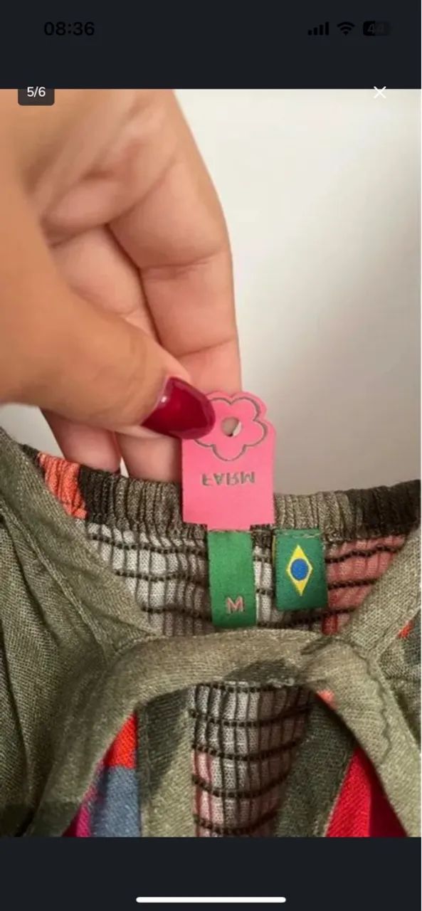 Vestido FARM tam M  - Foto 3