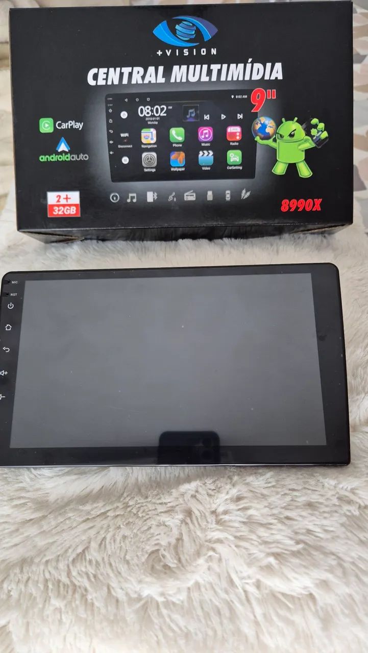 Central Multimídia + Câmera de Ré 4K - Foto 3