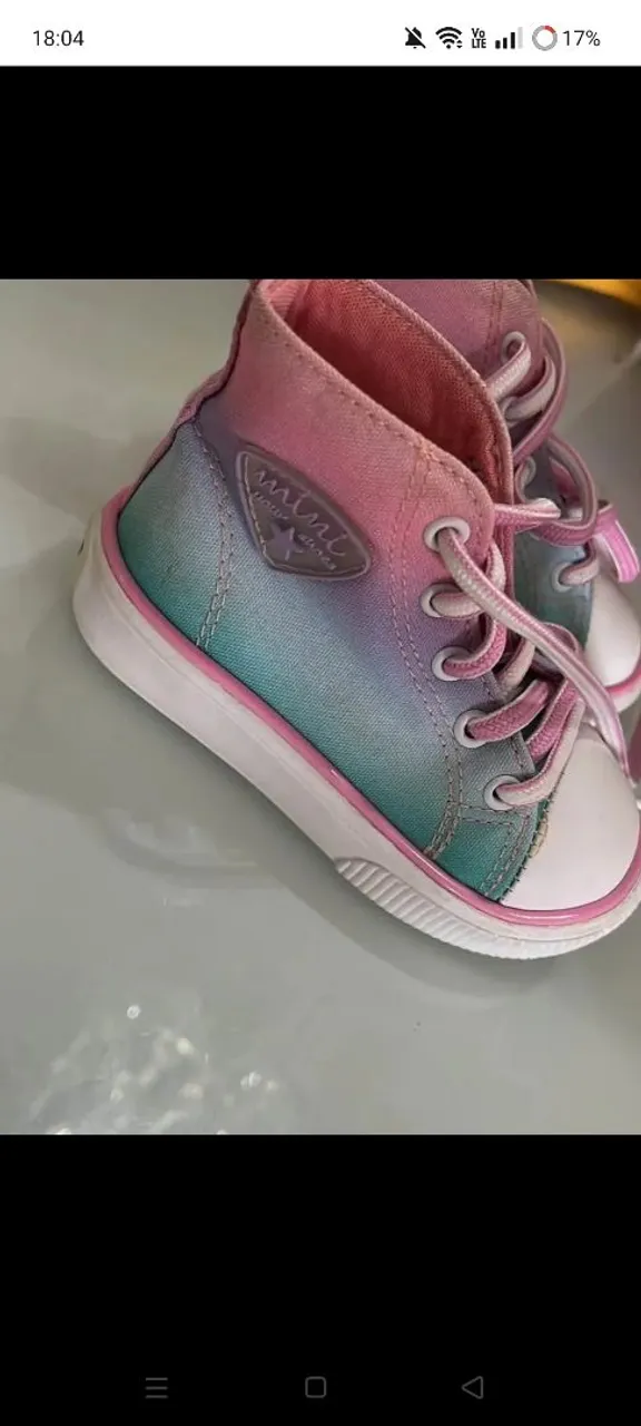 Tênis Infantil Mini Shoes Colorido