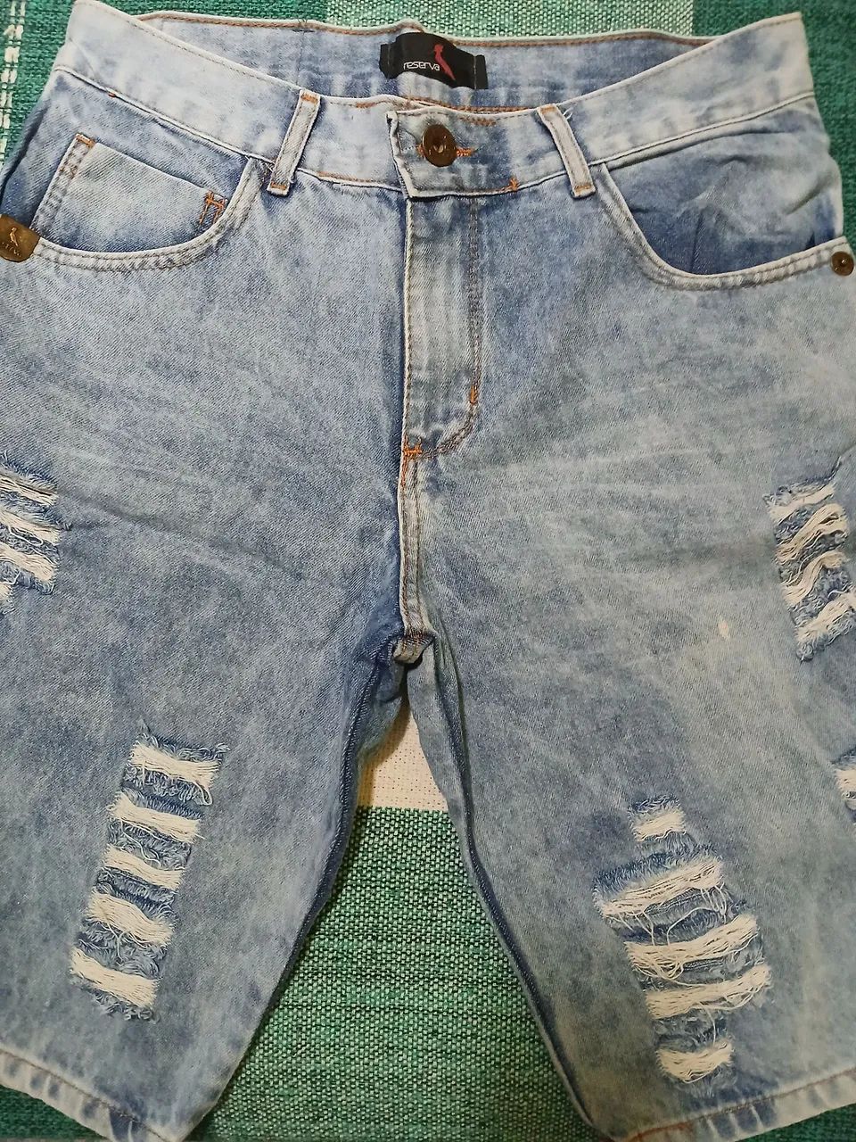 Bermuda jeans masculina número 40 - Foto 5