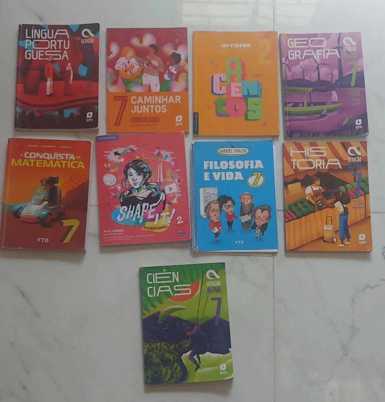 Livros 7° ano