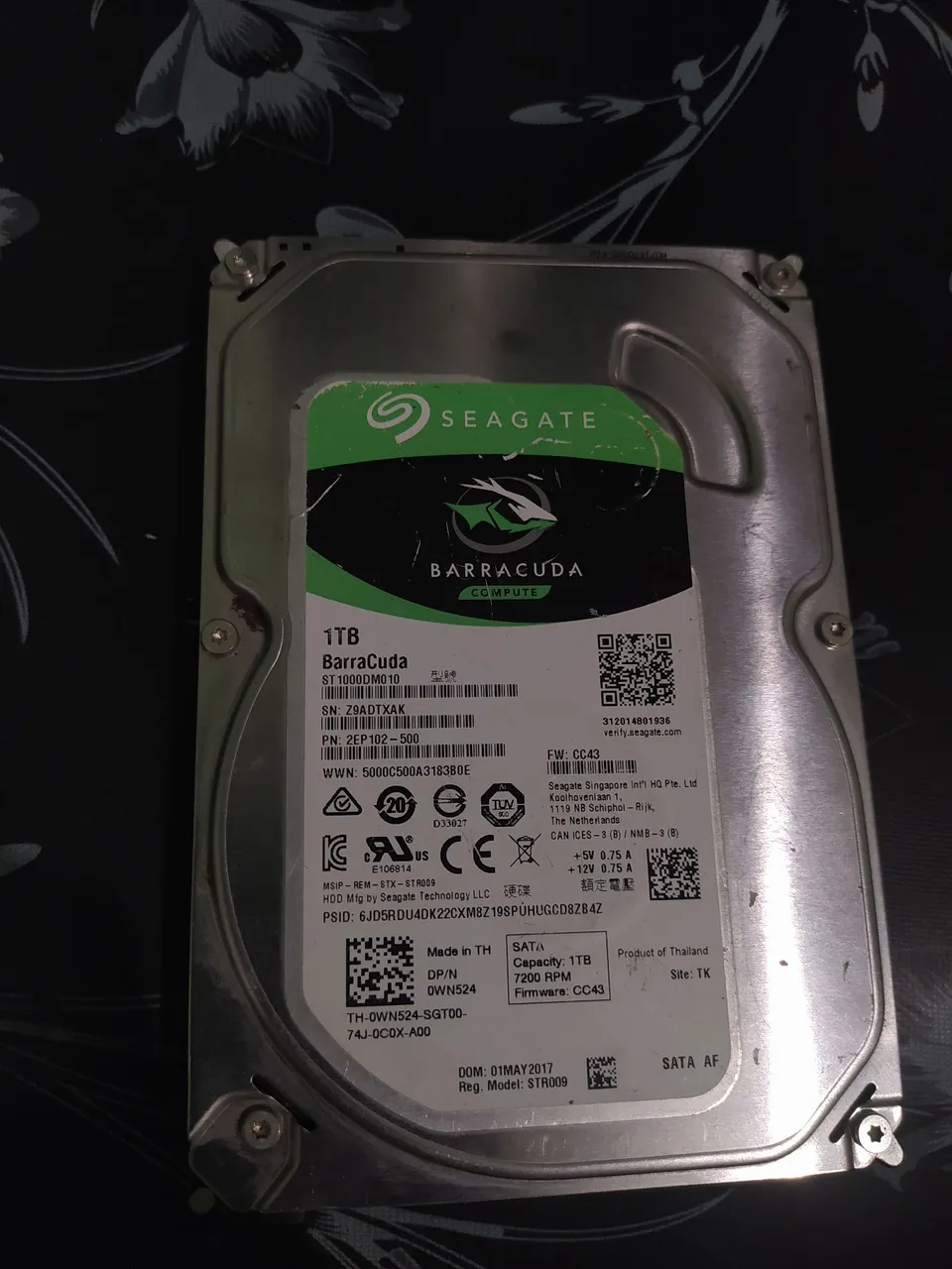 HD Seagate BarraCuda 1TB SATA 7200 RPM