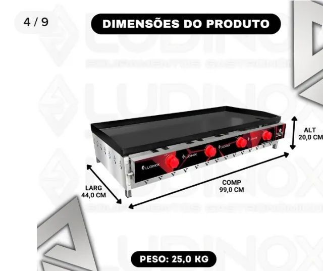 chapa de lanche industrial  - Foto 4