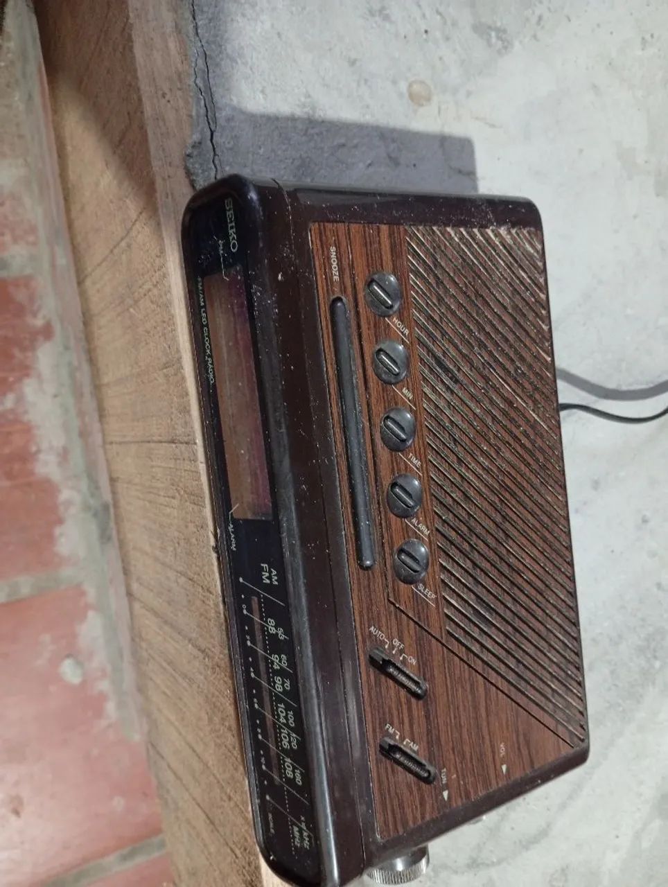 Rádio Relógio Seiko Vintage