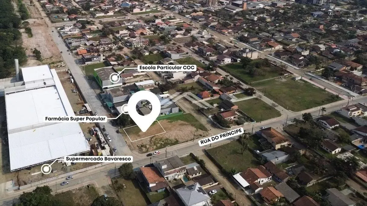 Terreno para locação por R$ 1.450,00, localizado no Residencial Príncipe - Itapoá SC