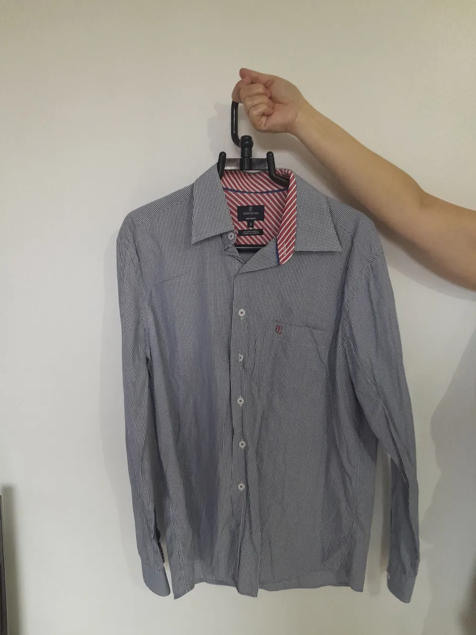 Camisa Social Manga Longa Individual