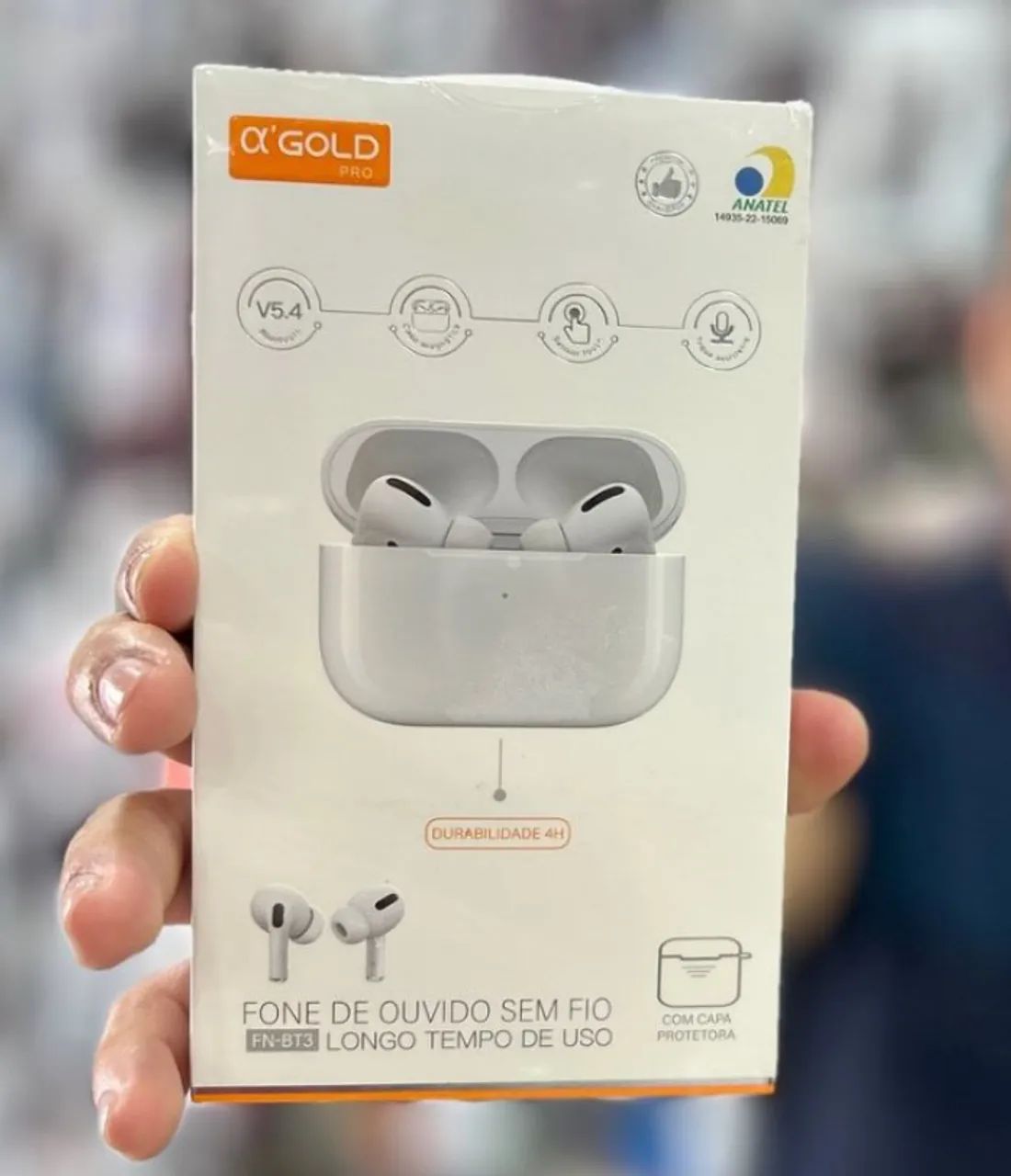 Fone de Ouvido Sem Fio Alpha Gold Pro