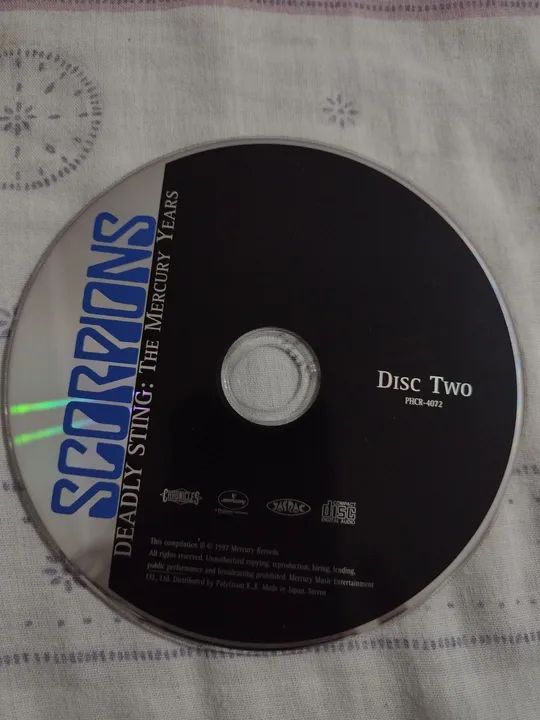 CD Scorpions - Deadly Sting: The Mercury Years - Foto 5