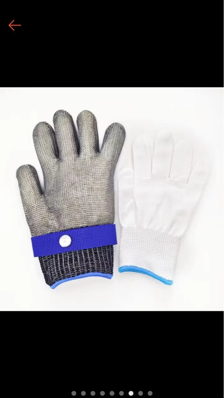 Luvas de segurança para proteção contra cortes