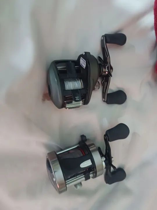 Carretilhas de Pesca - Pacote com 2 - Foto 4