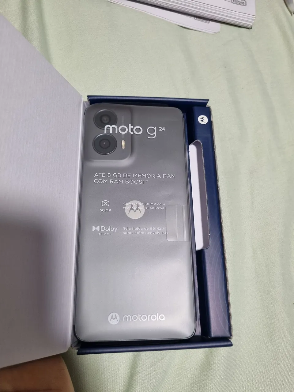 Moto G24 Grafite - 128GB | Impecável, Garantia, Aceita Cartão!<br><br>