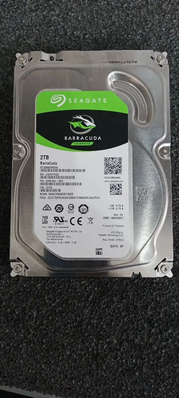 SEAGATE 2TB Barracuda ideal para almazenar seus Equivo  - Foto 3