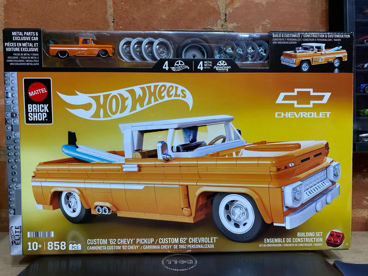 Hotwheels Custom 62 Chevy Pickup - Brick Shop - Lego da Hotwheels