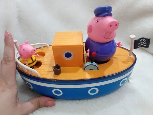 Barco do vovô pig, peppa pig, sunny original - Foto 2