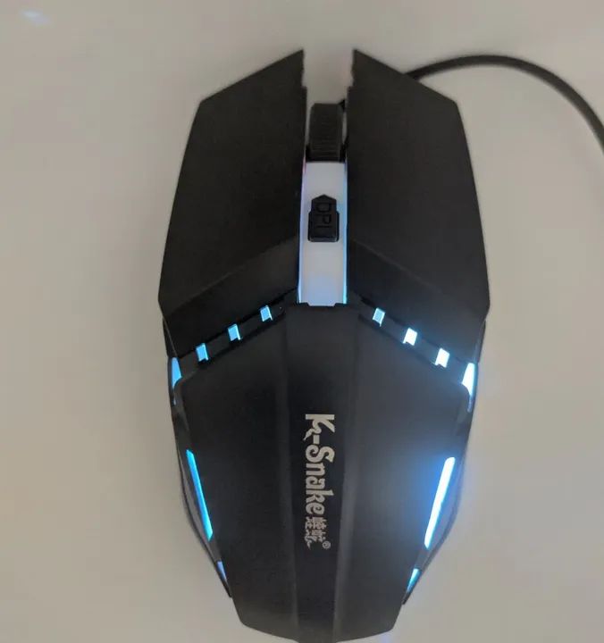 Mouse Gamer Viper M11 p/ PC ou notebook  1600Dpi  com led RGD usb - Foto 2