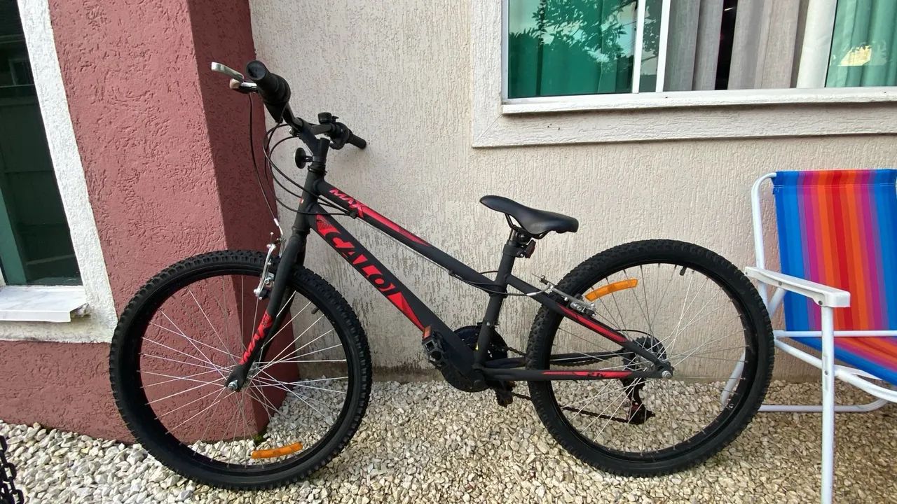 Bicicleta Caloi Max 21V preta - Foto 4