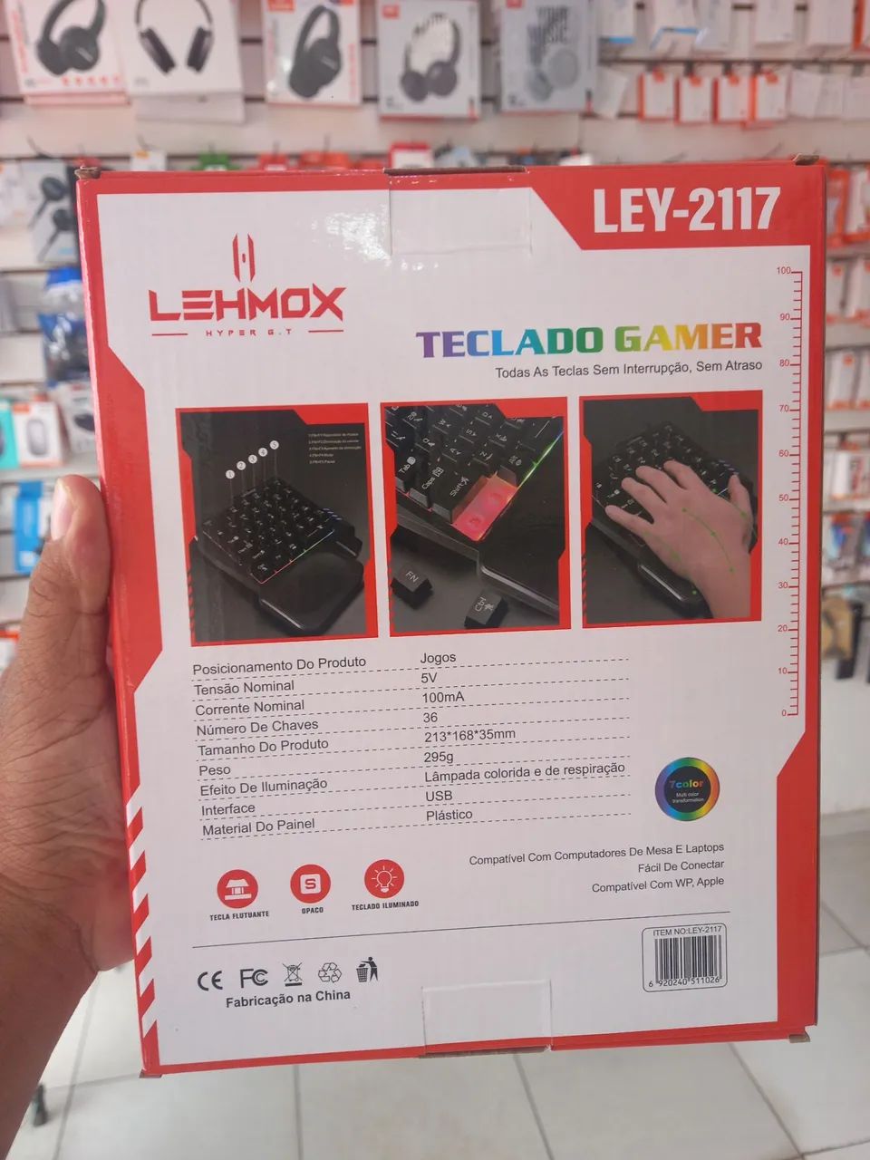 Teclado gamer de uma mão one hand - entrega em São Luís e região  - Foto 2
